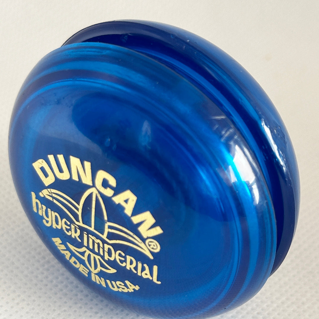 Vintage Duncan Hyper Imperial Yo-Yo - Blue- Very Good/Excellent Condition