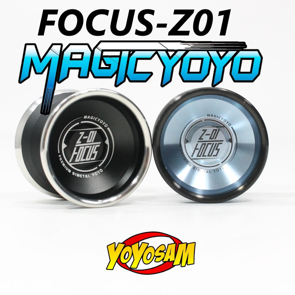 MAGICYOYO FOCUS Z01 Yo-Yo - BI-METAL YoYo - 6061 Aluminum with Stainless  Steel Ring!