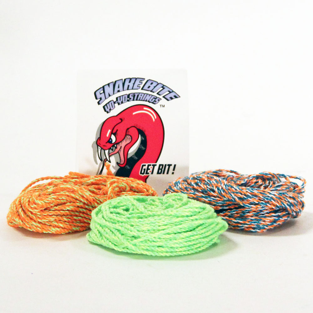 Snake Bite Yo-Yo Strings - 100% Polyester - 3/10 Pk-30 Strings Total