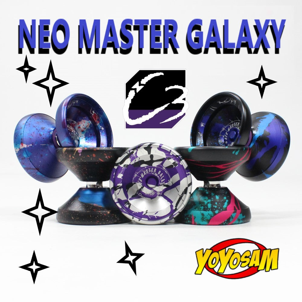 C3yoyodesign Neo Master Galaxy Yo Yo Ultra Wide Yoyo Yoyosam