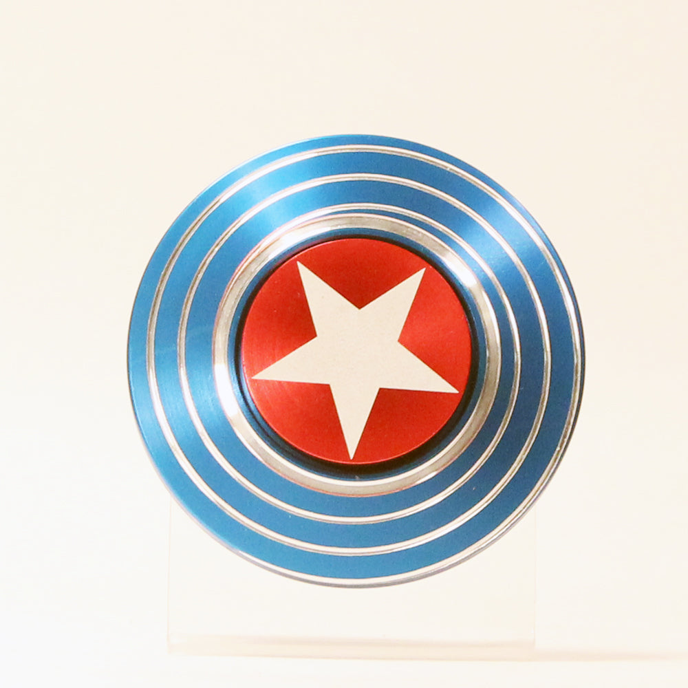 Metal Fidget Spinner Spinner Toy Captain America Shield