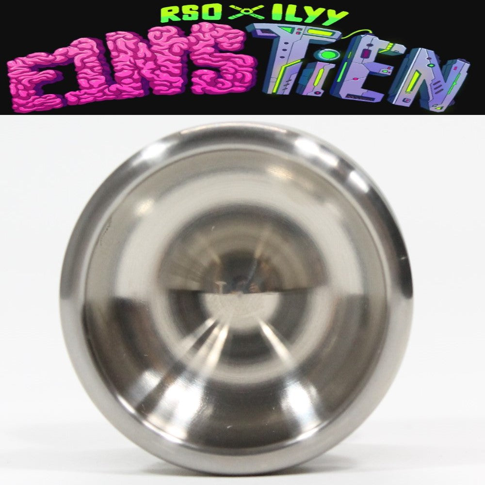 RSO x ILYY E1NSTiEN Yo-Yo- Undersized Titanium YoYo with Extras! Round  Spinning Objects x I LOVE YOYO