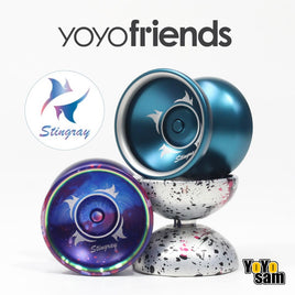 yoyofriends Stingray Yo-Yo - Bi-Metal - 7068 Aluminum with Stainless Steel Rings YoYo