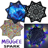 Mougee Spark Flow Star - 28" Diameter - Rechargeable Multi-Colored LED Lights - 3 Modes