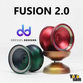 Dressel Designs Fusion 2.0 Yo-Yo - Bi-Metal - 7068 Aluminum YoYo