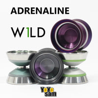 W1LD (Worldwide 1nnovative Leading Design) Adrenaline Yo-Yo - Tri-Material - Blaise Becker Signature YoYo