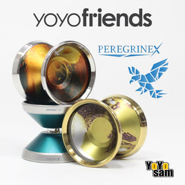 yoyofriends Peregrine X Yo-Yo - Wider - Bi-Metal YoYo - Aluminum with Stainless Steel Rings