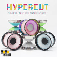 yoyofriends Hypercut Yo-Yo - PC and Stainless Steel Hybrid Yo-Yo