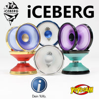 OPEN BOX/ B - GRADE iYoYo iCEBERG Yo-Yo- CNC Polycarbonate Body with Stainless Steel Rings