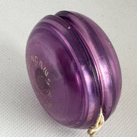 Vintage Duncan Fluer-de-lis Imperial Yo-Yo -Purple- Fair/Good Condition-Made in USA