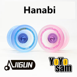 JIGUN Hanabi Yo-Yo - Polycarbonate CNC Finger Spin YoYo