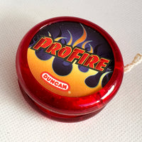 Vintage Duncan ProFire Yo-Yo - Collectible - Translucent Red Excellent Condition