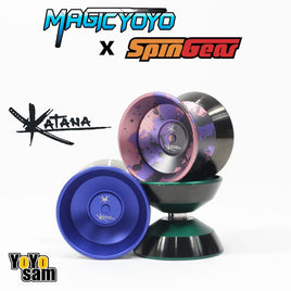 MAGICYOYO x SpinGear Katana 2 Yo-Yo - Bi-Metal - 7075 Aluminum with Stainless Steel Rings