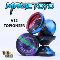 MAGICYOYO V12 TOPIONEER Yo-Yo - Responsive / Unresponsive Fingerspin YoYo