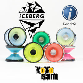 OPEN BOX/ B - GRADE iYoYo iCEBERG Yo-Yo- CNC Polycarbonate Body with Stainless Steel Rings