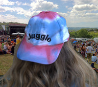 Tie Dye Juggle Baseball Cap - Hand Dyed - Embroidered - Adjustable Juggling Hat