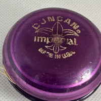 Vintage Duncan Fluer-de-lis Imperial Yo-Yo -Purple- Fair/Good Condition-Made in USA