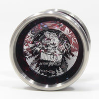 C3yoyodesign x W1LD Dinosaur in the Wild Yo-Yo - Bi-Metal - 6061 AL with Titanium Rim YoYo