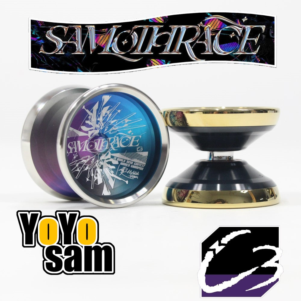 C3yoyodesign Samothrace Yo-Yo - 7075 Aluminum Bi-Metal - Hobbit Xiao Wen  Wang Signature YoYo