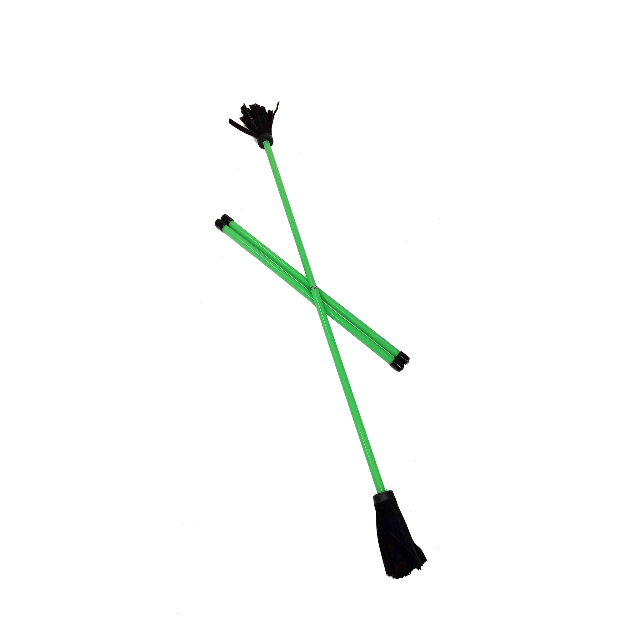 Z-Stix Professional Juggling Flower Sticks-Devil Sticks and 2 Hand Sticks, High Quality, Beginner Friendly - Neon Series Kids / Glow in The Dark