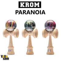 KROM Kendama PARANOIA Kendama - Unique Visual and a Highly Trackable Design