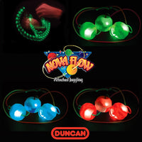 Open Box/B-Grade Duncan Nova Flow Light Up - Attached Juggling Skill Toy with Storage Case