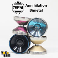 TOP YO Annihilation Bimetal Yo-Yo - 7068 AL with SS Rims - Lin Junyi Signature YoYo