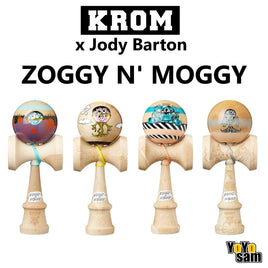 KROM Kendama x JODY BARTON - ZOGGY N' MOGGY Collection Kendama