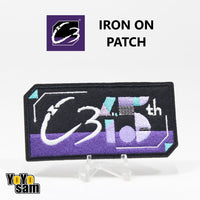 C3yoyodesign Iron on Yo-Yo Patch - Adheres to Most Materials!