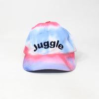 Tie Dye Juggle Baseball Cap - Hand Dyed - Embroidered - Adjustable Juggling Hat