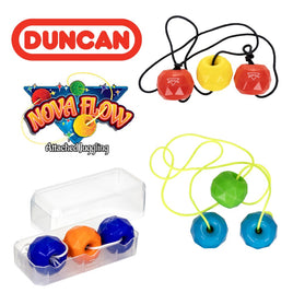 Duncan Nova Flow Attached Juggling Skill Toy with Storage Case