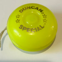 Vintage Duncan Special Yo-Yo -Good Condition-Yellow with Gold Seal - Plastic-70s