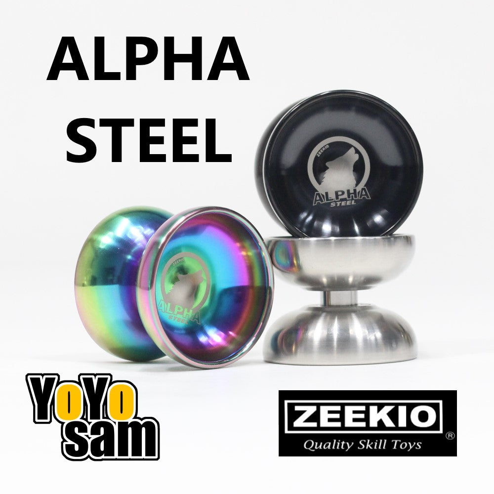 Zeekio Alpha Steel Yo-Yo - Organic Shaped Stainless Steel - Undersized ...