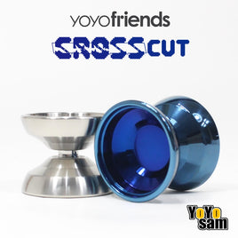 yoyofriends Crosscut Yo-Yo - Titanium YoYo with Enhanced Power and Stability