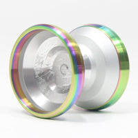 C3yoyodesign x W1LD Dinosaur in the Wild Yo-Yo - Bi-Metal - 6061 AL with Titanium Rim YoYo