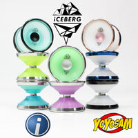 OPEN BOX/ B - GRADE iYoYo iCEBERG Yo-Yo- CNC Polycarbonate Body with Stainless Steel Rings