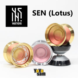 Y-NOT YOYO Sen (Lotus) Yo-Yo - Bi-Metal - 7075 Aluminum with Stainless Steel Rims