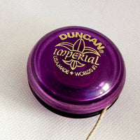 Vintage Duncan Fluer-de-lis Imperial Yo-Yo -Purple-Very Good Condition-Made in USA