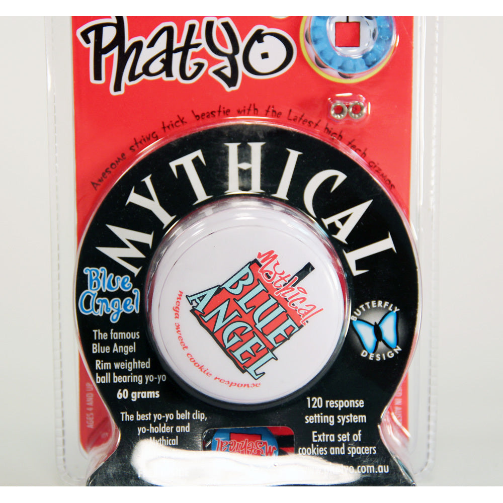 PhatYo Mythical Blue Angel Collectible Yo-Yo - White| YoYoSam