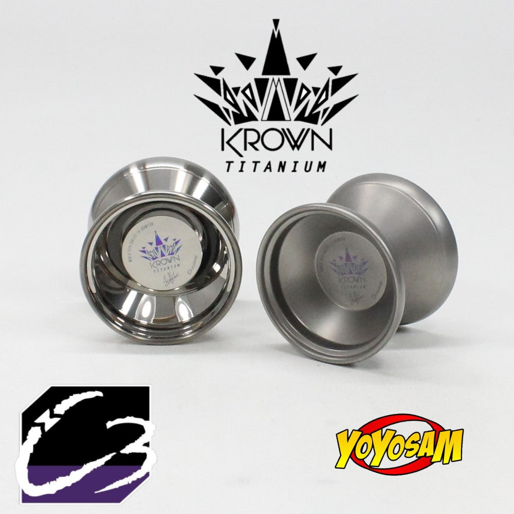 C3yoyodesign Krown Ti Yo-Yo - Shinya Kido Signature Titanium YoYo