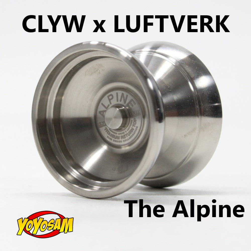 CLYW x LUFTVERK The Alpine Yo-Yo - Titanium YoYo