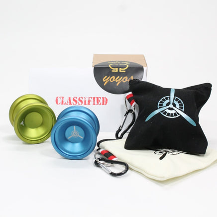 Circle City YoYos Warbird Yo-Yo - 7075 T6 Aluminum YoYo - Many Extras! Designed by Kyle Pearson - YoYoSam